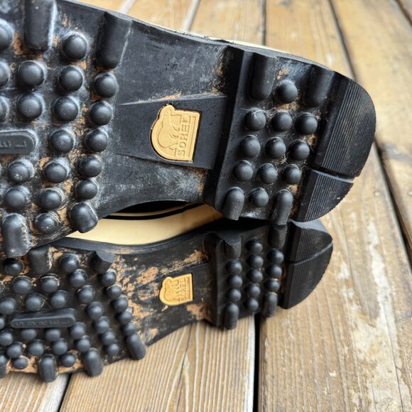 EUC Sorel Caribou Tan and Black Lace Up Waterproof Leather Boots in Women's 9 - Picture 11 of 13